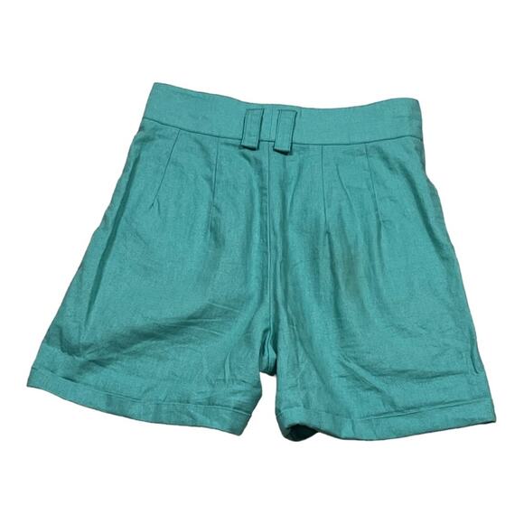 Urban Outfitters Commander Linen High Waisted Trouser Shorts - Picture 3 of 4
